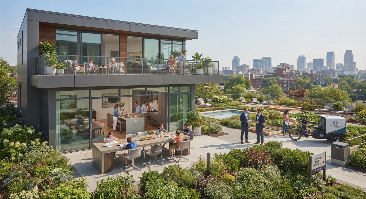 Modern residential project